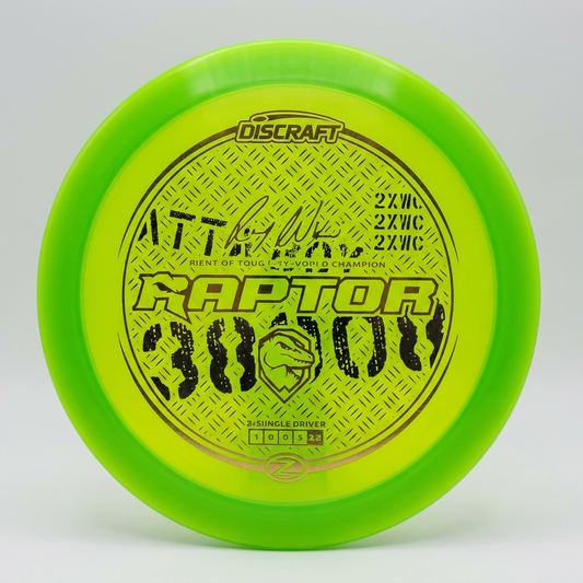 Discraft Ricky Wysocki Tour Series Z Raptor | Distance Driver | 173g | New